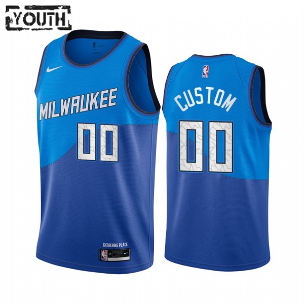Milwaukee Bucks Trikot Benutzerdefinierte 2020-21 City Edition Swingman - Kinder Milwaukee Bucks Trikot Benutzerdefinierte 2020-21 City Edition Swingman - Kinder
